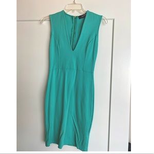 LULUS Mint Green V Neck Bodycon Dress